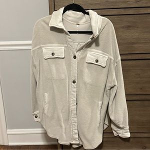 Free People Fleece/Shacket SMALL